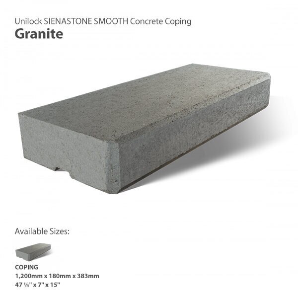 Unilock Sienastone Smooth Coping
